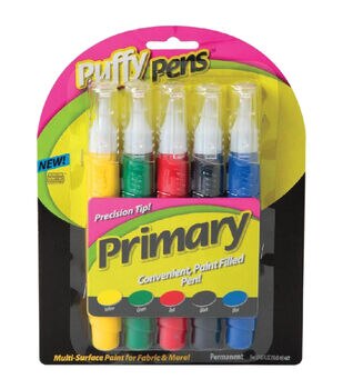 Tulip Fabric Color Crayons 4 Pkg Primary