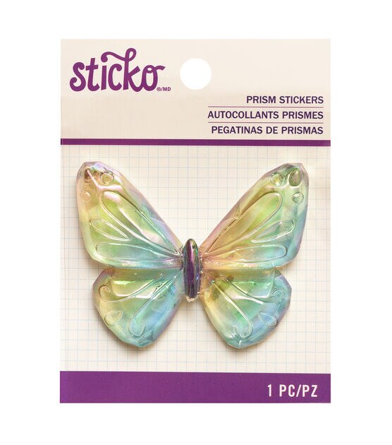 Sticko Butterfly Prism Stickers