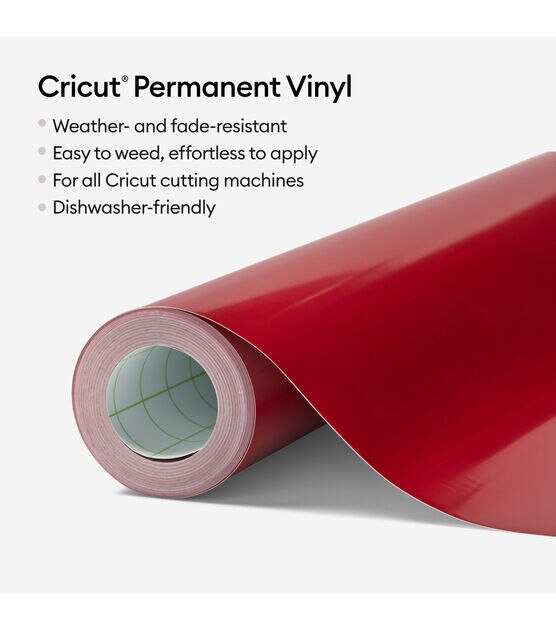 Cricut 12" x 15' Bulk Permanent Vinyl Roll, , hi-res, image 5