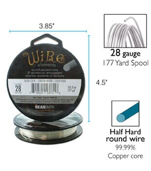 The Beadsmith® Wire Elements™ 28 Gauge Tarnish Resistant Soft