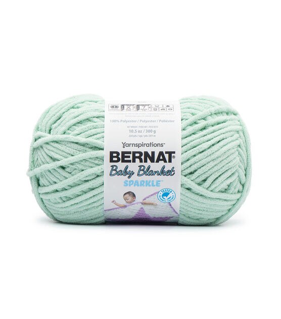 Bernat Baby Blanket Sparkle 220yds Super Bulky Polyester Yarn, , hi-res, image 1