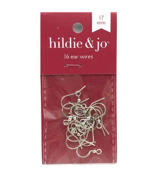 10pk Silver Clip on Earrings With Ball by hildie & jo
