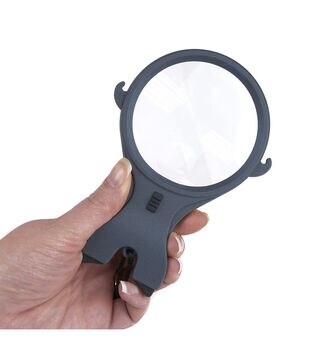 Carson Lume Series 2X COB LED Lighted Hands Free Aspheric Magnifier with 7X  Spot Lens, Neck Cord and Two Brightness Settings for Hobbies, Sewing