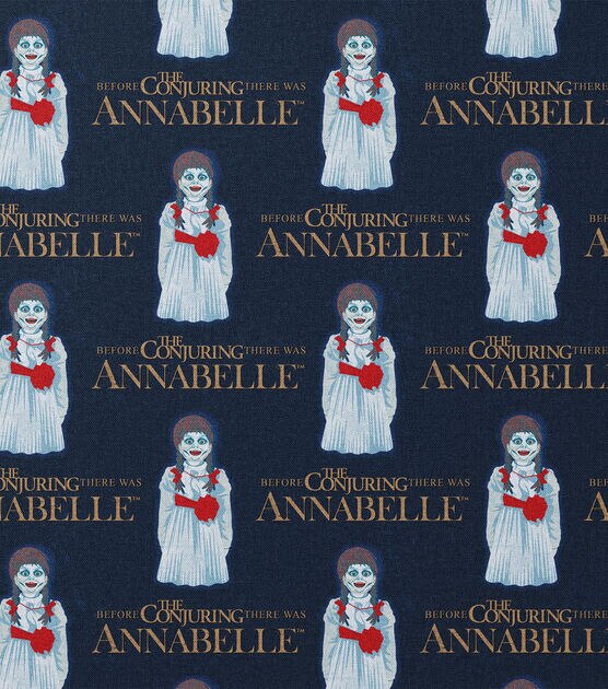 Annabelle Doll Halloween Cotton Fabric, , hi-res, image 2