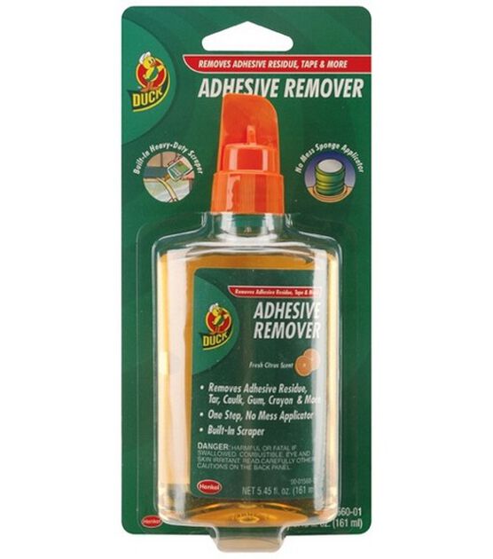 Duck Brand 527263 Adhesive Remover 5.45-Ounce Bottle With No Mess Applicator