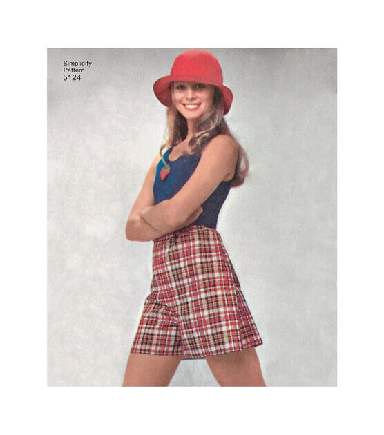Simplicity Pattern 5124 Misses' Super Jiffy Wrap Tie Shorts or