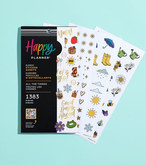 1383pc All the Things Happy Planner Stickers, , hi-res, image 5