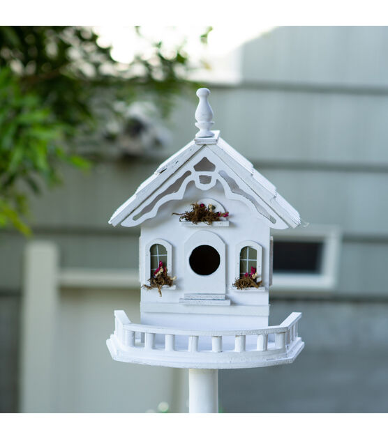 Zingz & Thingz Freestanding Elegant Victorian Birdhouse