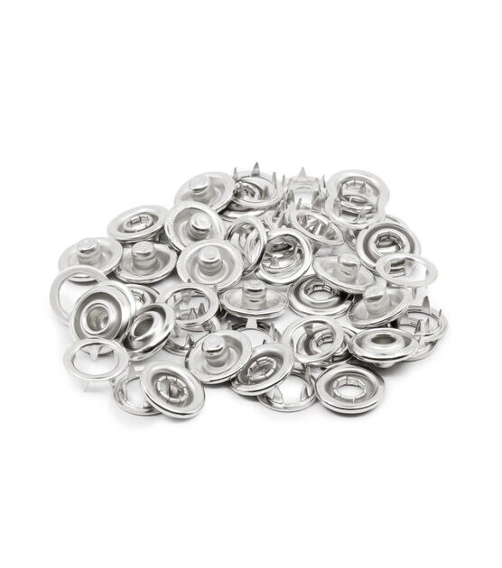 Dritz Large Nickel Eyelets Kit Size 1/4 - 12ct - Eyelets - Snaps &  Fasteners - Buttons