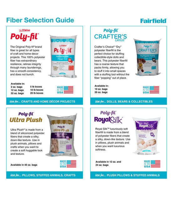 Silky Poly Fil Fiber Fill 24oz Bag, , hi-res, image 4