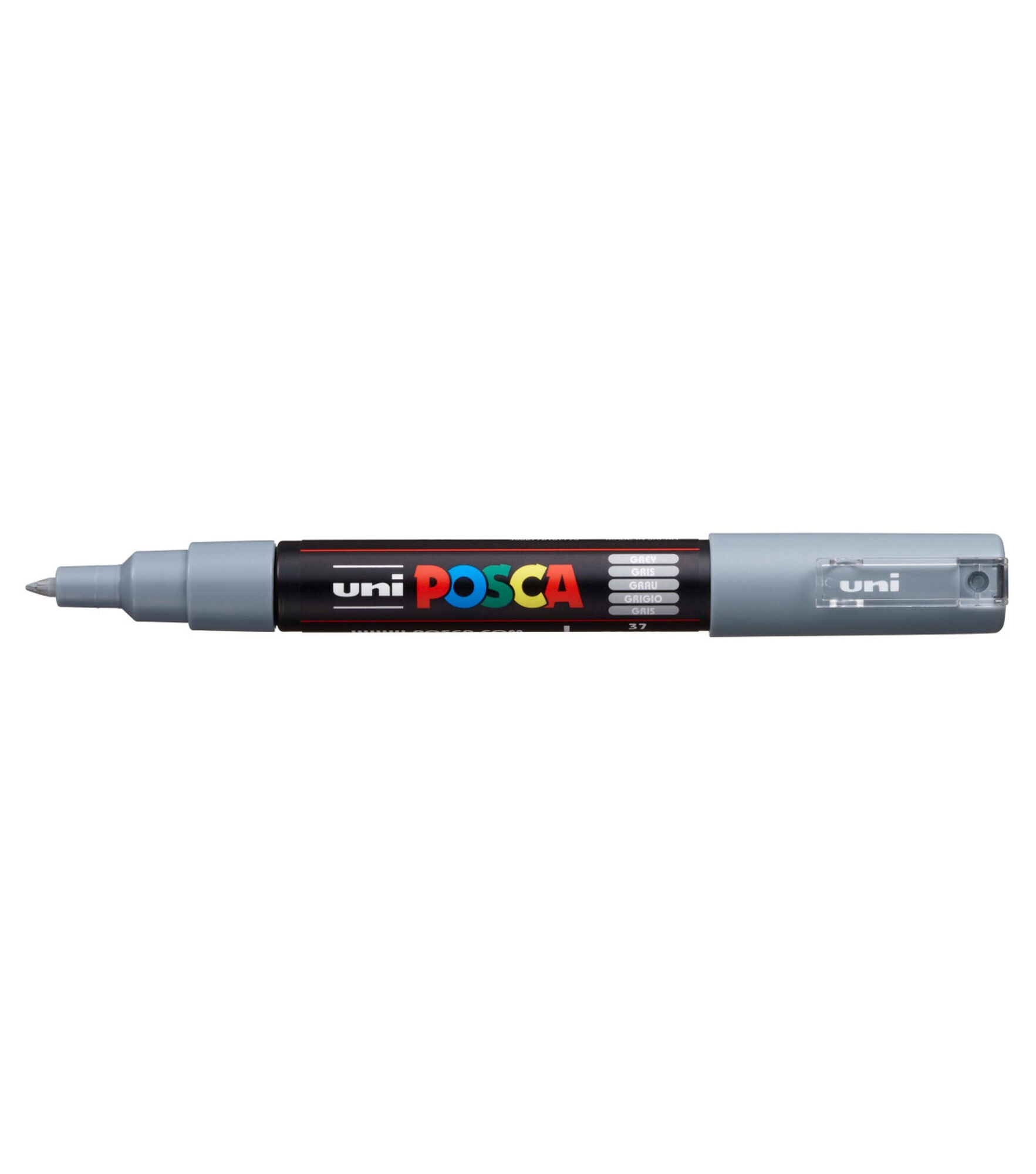 POSCA Extra Fine Paint Marker, Grey, hi-res