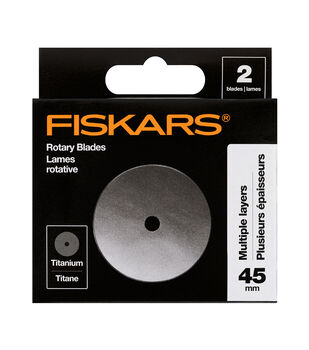 Fiskars 45mm EasyChange Rotary Cutter for Fabric - Titanium Rotary