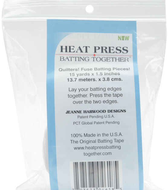 Heat Press Batting Together