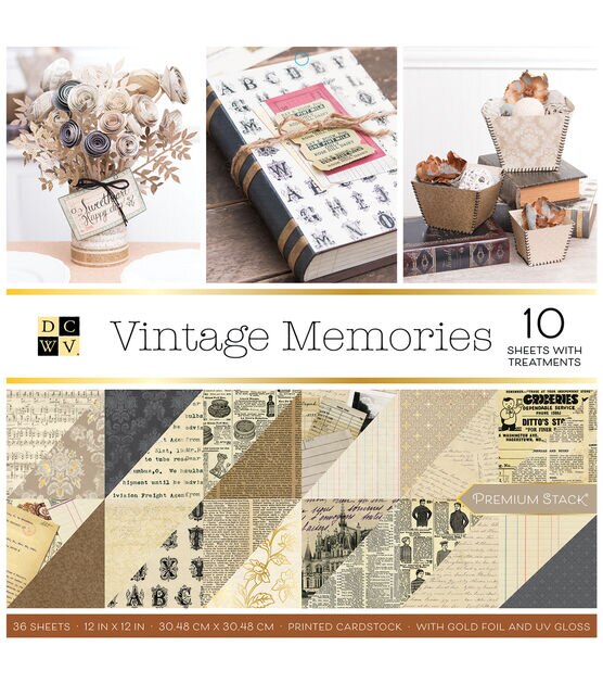 Willow & Sage Double Sided Cardstock 12x12 Memories