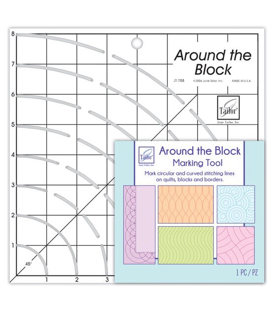 Joann Fabrics Zero Centering Ruler 18