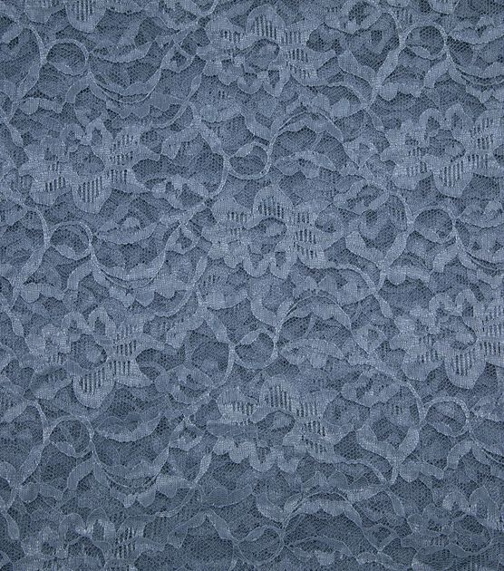 Bright White Chantilly Lace Fabric