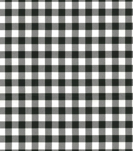 Black & White Buffalo Checks Christmas Cotton Fabric, , hi-res, image 2