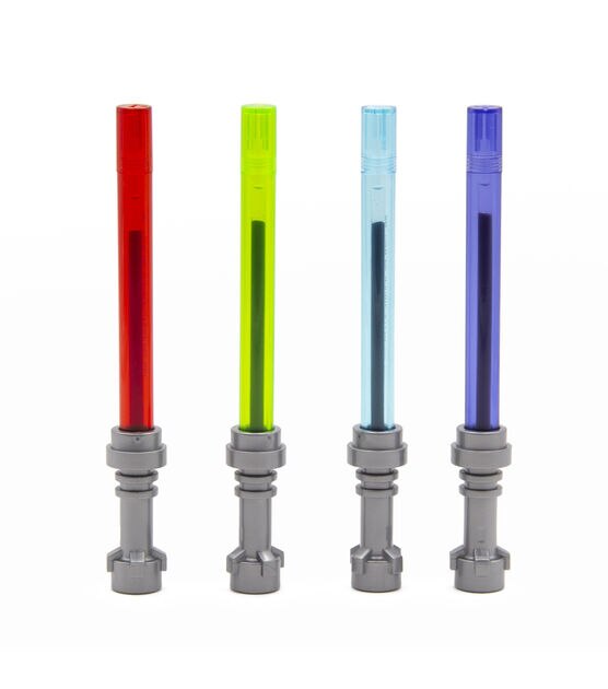 LEGO 4ct Star Wars Light Saber Gel Pens Set, , hi-res, image 2