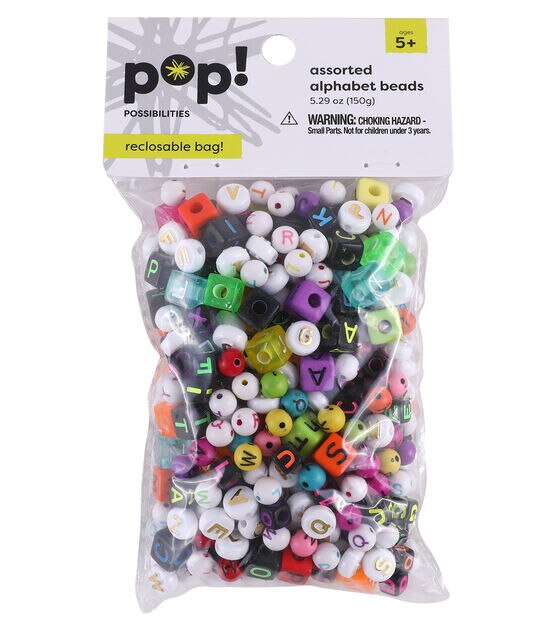 POP! Possibilities 5.29oz Assorted Alphabet Beads