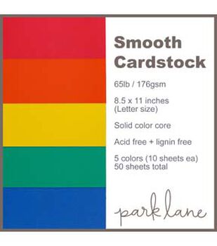 48 Sheet 12 x 12 Bright Metallic Cardstock Paper Pack by Park Lane