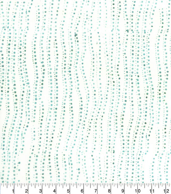 Dots On Off White Batik Cotton Fabric, , hi-res, image 2