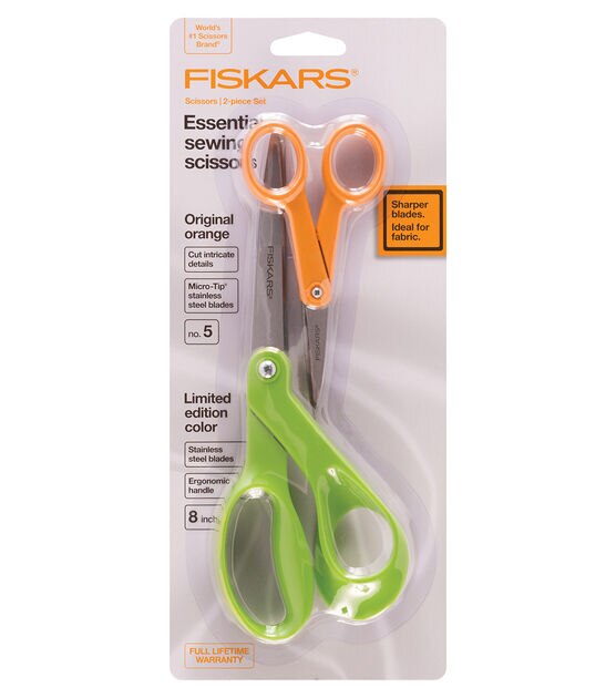 Fiskars Kids Scissors, Pointed-Tip, 5, 3 Pack, Light Blue, Pink Fashion,  Pink 