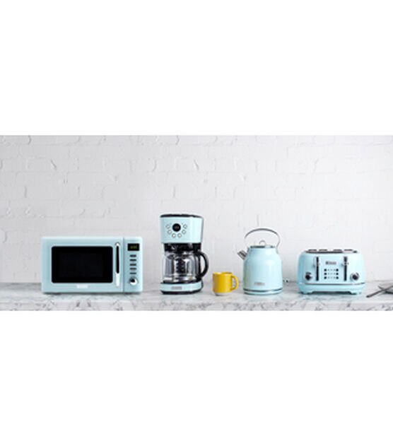 Haden Heritage 700-Watt Microwave - Turquoise, 1 ct - Baker's