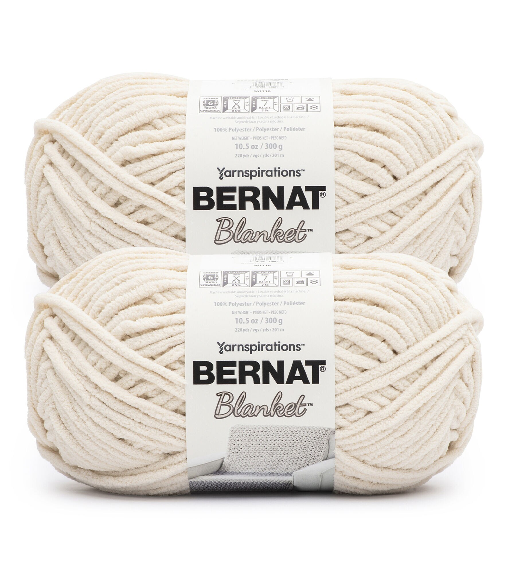 Bernat Blanket Big Ball Yarn - Raspberry Trifle, Multipack of 12 