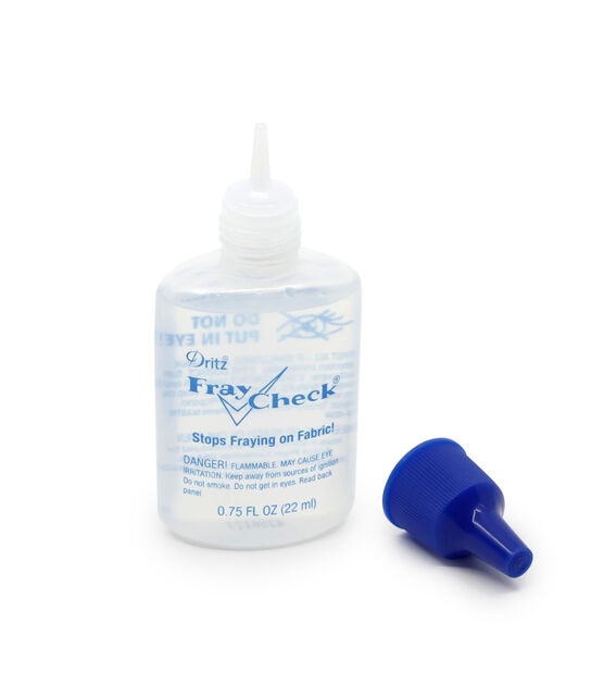 Fray Check Liquid Seam Sealant Two .75oz Bottles per Package. Prevents  Unfinished Fabric Edges From Fraying. Dritz 1674 
