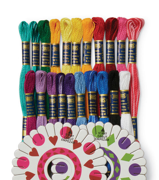 Big Twist 100ct Color Wheel Floss Organizer - Big Twist Yarn - Yarn & Needlecrafts