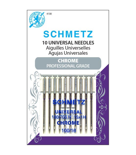 Schmetz Needles – Universal, Size 100/16 – Hangsell pack of 5 needles –  Little Patch Of Heaven