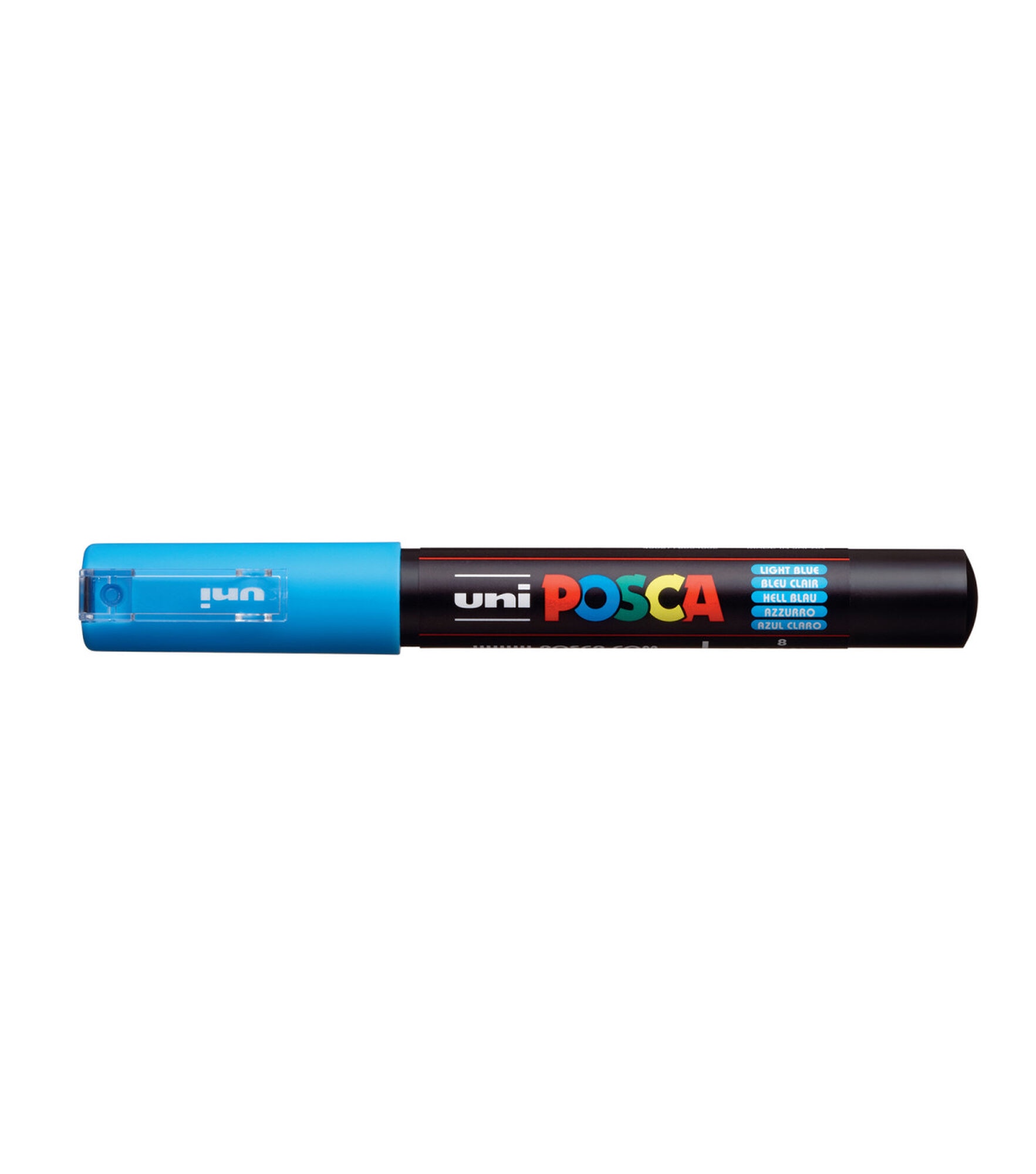 POSCA Extra Fine Paint Marker, Light Blue, hi-res