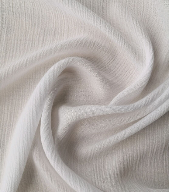 White Plain Rayon Fabric