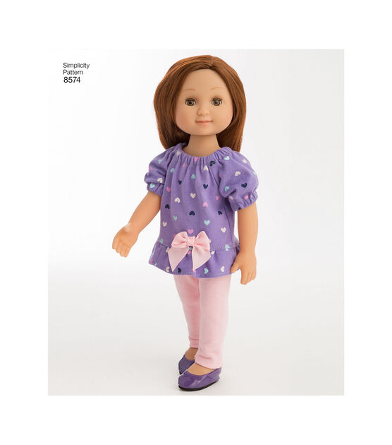 Simplicity Pattern 8574 14" Doll Clothes, , hi-res, image 5