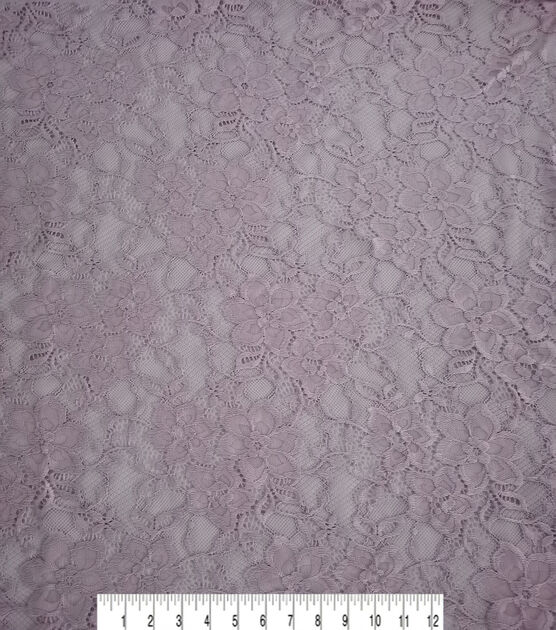 Lilac Stretch Lace Fabric, , hi-res, image 4