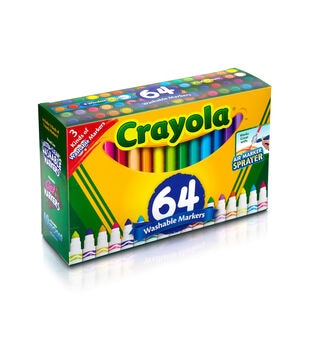 Crayola 585100 Super Tips Washable Markers 100 unique colors washable