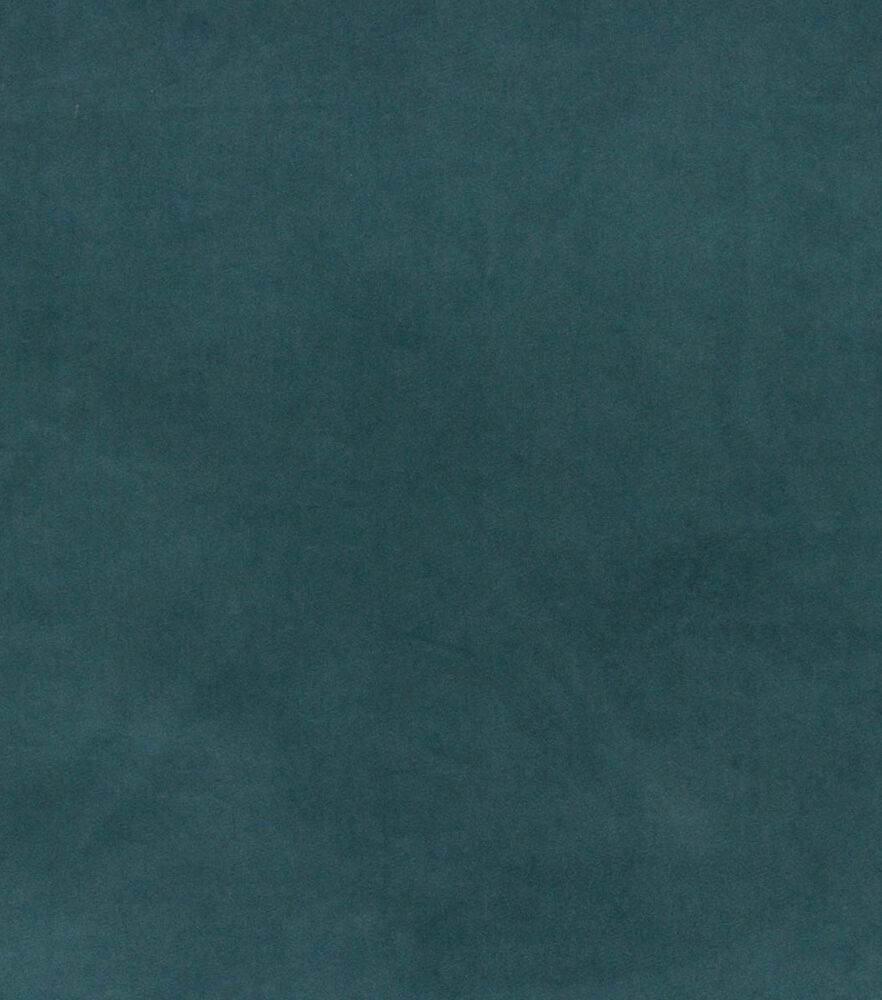 Richloom San Sebastian Flax Upholstery Velvet Fabric, Teal, swatch