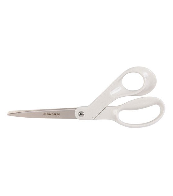 Fiskars Premier 7 Bent Scissors Orange Right Handed