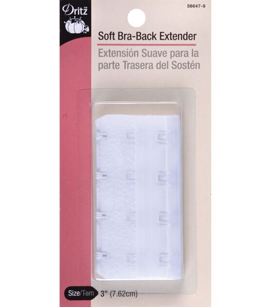 Dritz 2 Hook Bra Back Extender- 1-1/4