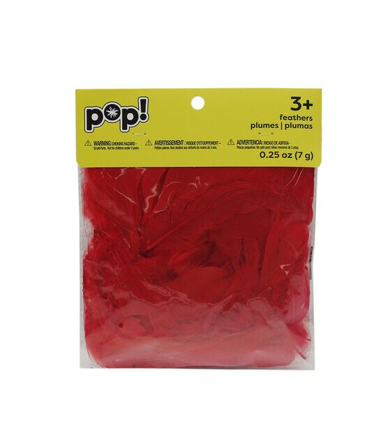 Pop! Goose Coquille Tonal Yellow Feathers 0.25oz - Kids Craft Basics - Kids