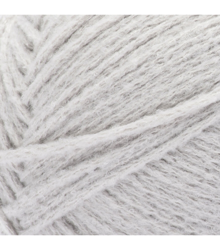 Bernat Bundle Up 244yds Worsted Polyester Yarn, Dove, swatch, image 9
