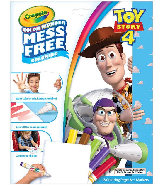 Crayola Color Wonder Mess Free Coloring Book With Markers Toy Story 4 Joann