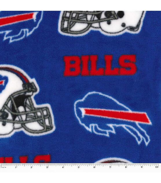 Fabric Traditions Buffalo Bills Fleece Fabric Blue