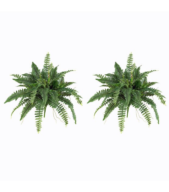 Nearly Natural 40" Boston Fern Set of 2, , hi-res, image 2