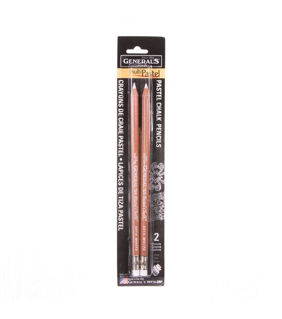 General's Pastel Chalk Pencils White