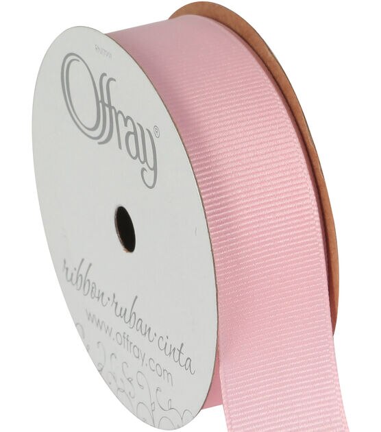 Offray Ribbon, Black White Red 7/8 inch Baseball Grosgrain Ribbon, 9 feet 