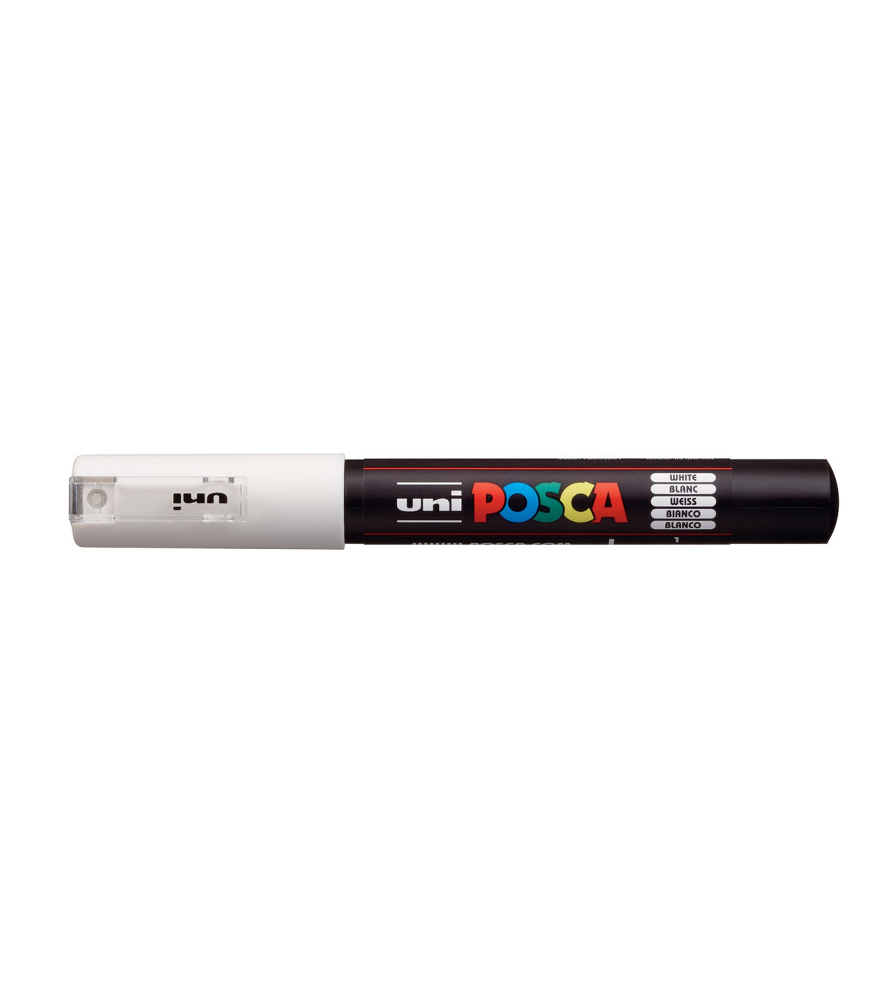 POSCA Extra Fine Paint Marker, White, hi-res