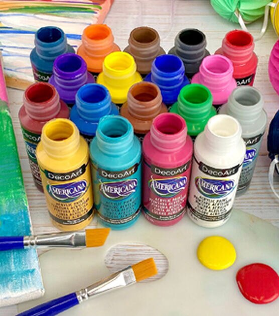 DecoArt Rainbow Brights Acrylic Paint Set 18pk, , hi-res, image 3