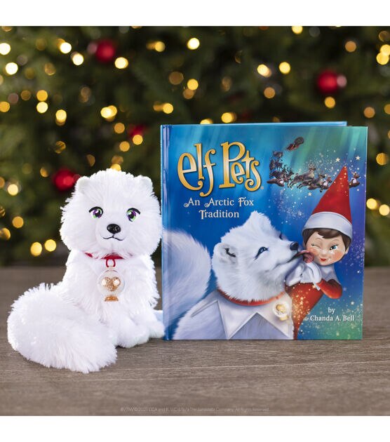 Elf on the Shelf Elf Pets An Arctic Fox Tradition Plush & Storybook, , hi-res, image 2