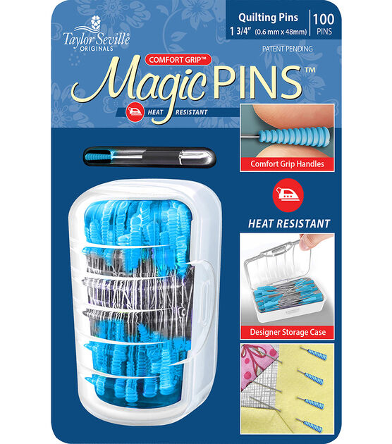 Taylor Seville Originals 100pk Quilting Magic Pins, JOANN